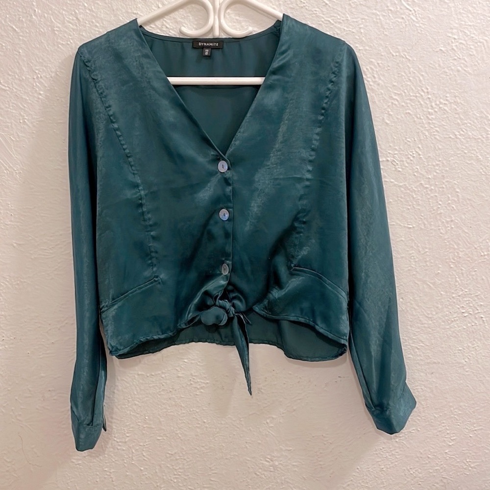 Emerald blouse